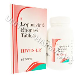 Hivus-LR (Lopinavir / Ritonavir) - 200mg / 50mg (60 Tablets)