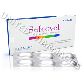 Sofosvel (Sofosbuvir / Velpatasvir) - 400mg / 100mg (6 Tablets)