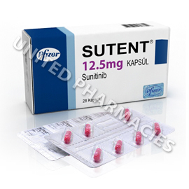 Sutent (Sunitinib Malate) - 12.5mg (28 Capsules)