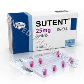 Sutent (Sunitinib Malate) - 25mg (28 Capsules)