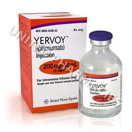 Yervoy (Ipilimumab) - 200mg (1 x 40mL Vial)