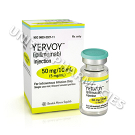 Yervoy (Ipilimumab) - 50mg (1 x 10mL Vial)
